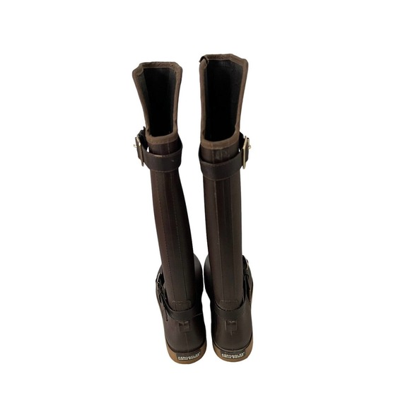 AEROSOLES X Martha Stewart Womens FAIRFIELD Rain Boots Waterproof Memory Foam 7 - Picture 4 of 6